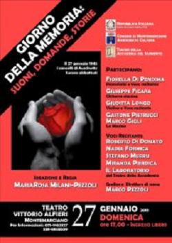 Montemarciano Il Giorno della Memoria con suoni domande e storie