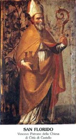 Santo del giorno 13 novembre Santi Florido (Fiorenzo) vescovo di Città di Castello e Amanzio sacerdote
