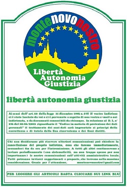 Ostra Vetere montenovonostro ha pubblicato i comunicati stampa di questa 156 settimana