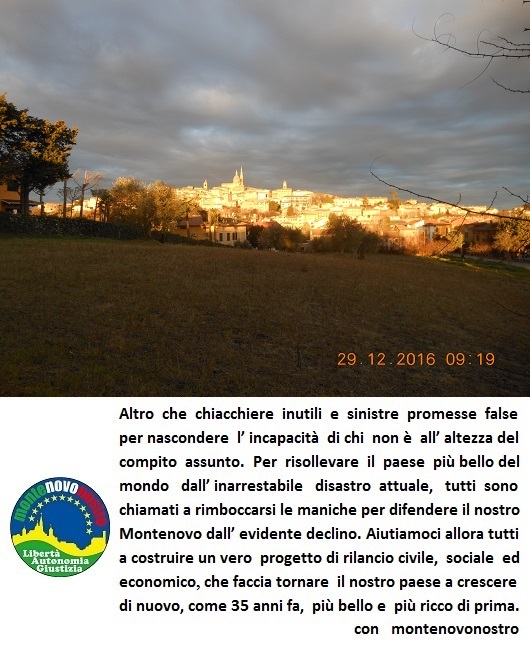 Dalla Provincia Il paese più bello del mondo ha bisogno di fatti concreti
